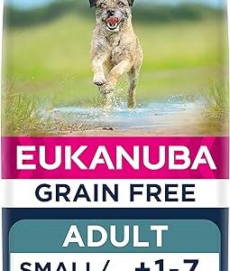 Eukanuba Grain Free Complete Dry Dog Food for Adult Small and Medium Breeds with Fresh Chicken 12 kg