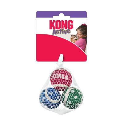 KONG Christmas Tennis Balls with Bells